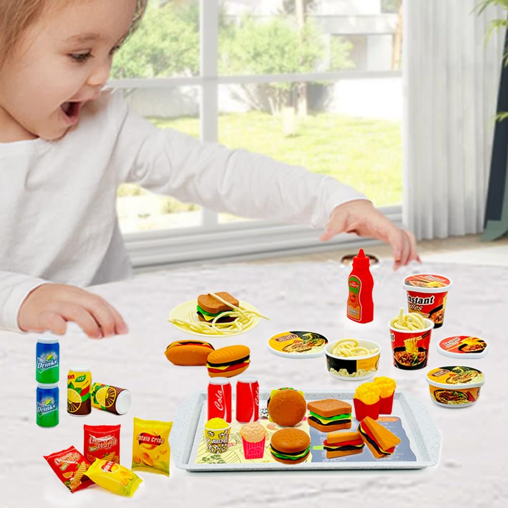 Taken All mini foods set, perfect for kitchen dress-up and family storytelling.