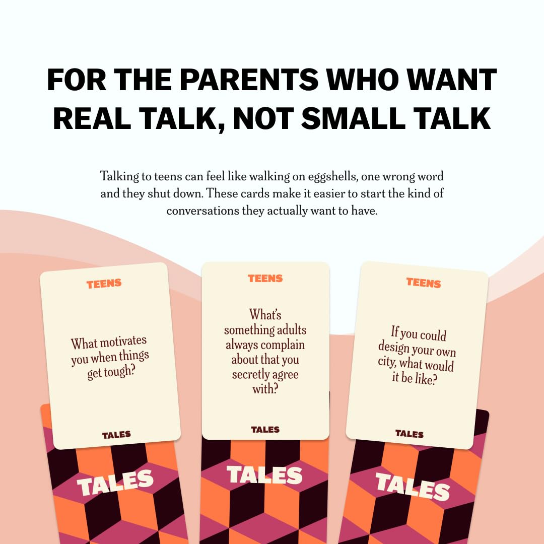 TALES Teens Edition later life questions encourage vivid storytelling.