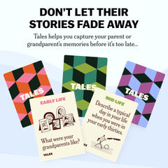 TALES later-life questions section invites time-travel stories and wisdom