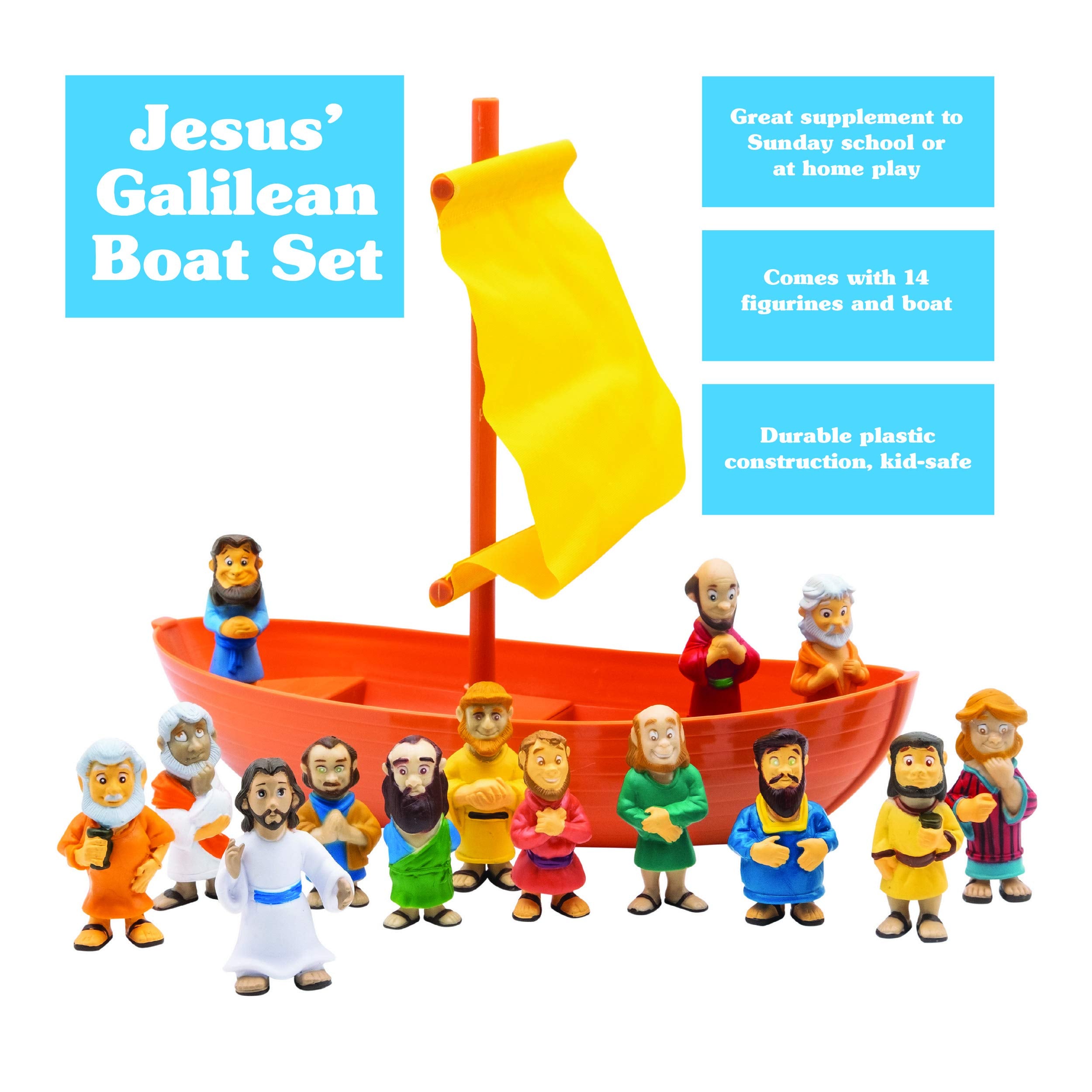 TaliCor BibleToys Tales of Glory Disciples figurines enhance biblical scene play.