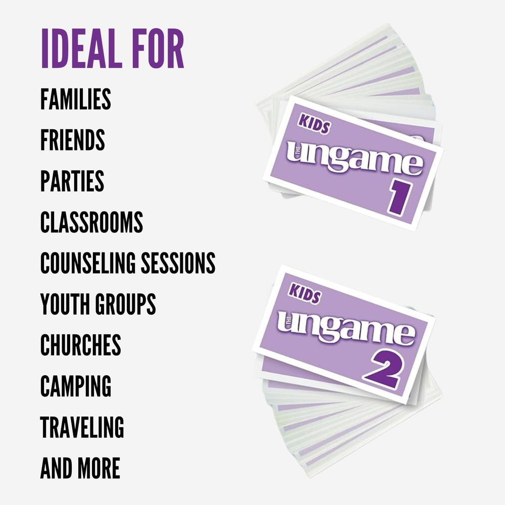 Talicor Pocket Ungame icebreaker cards for kids — easy conversation starters.
