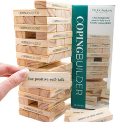 Talka Coping Builder 48-block prompts support emotion regulation for kids and teens.