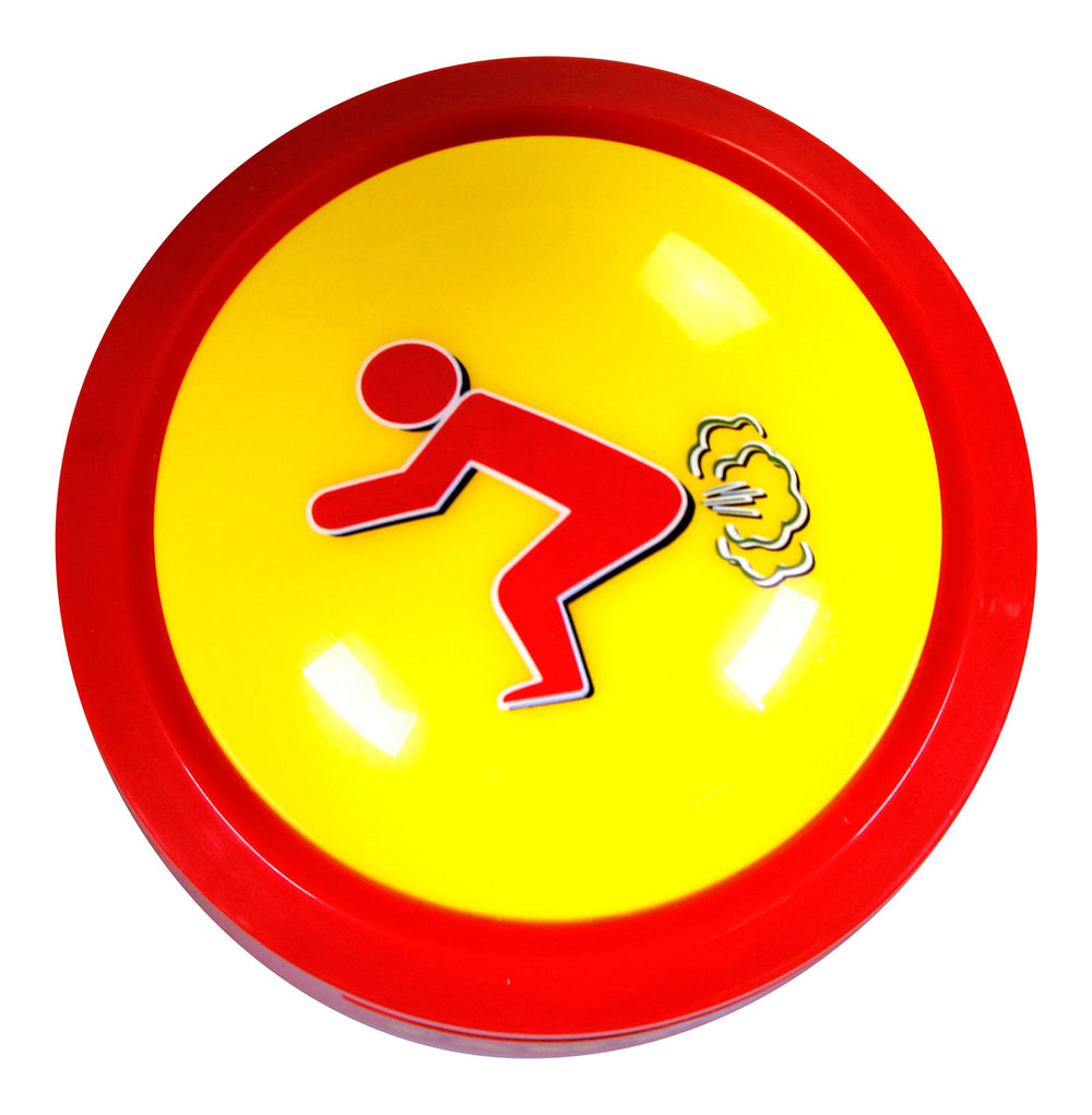 Batteries included on the Talkie Toys Fart Button for immediate fun.