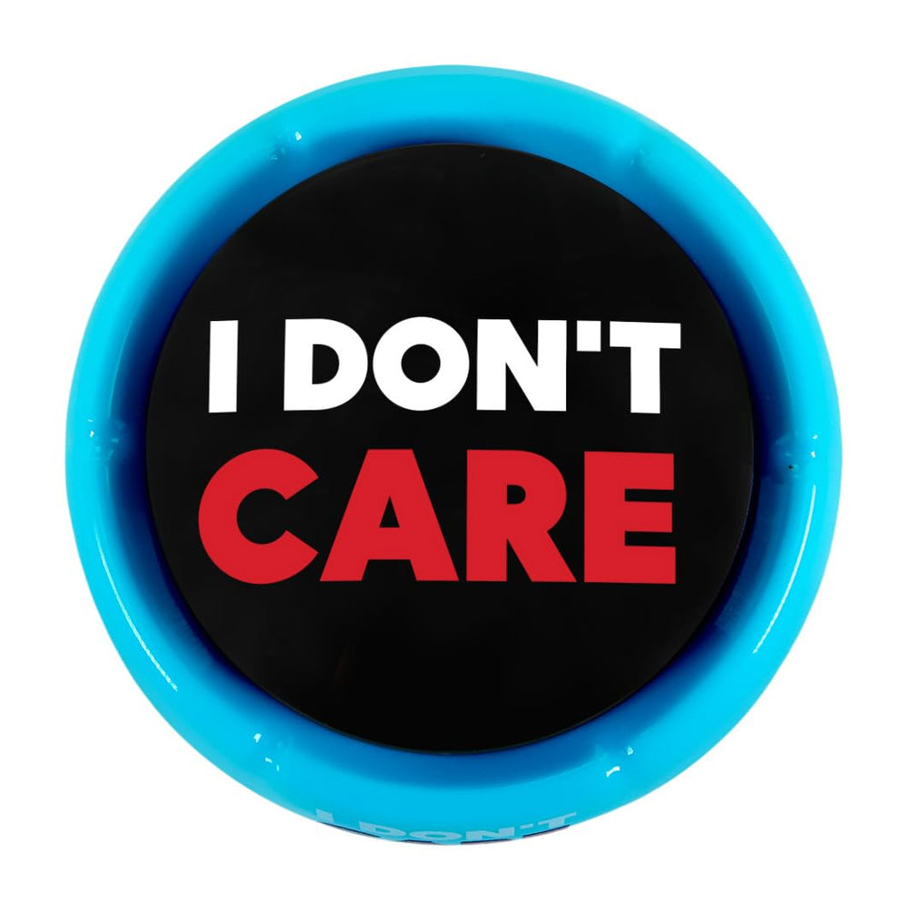 Talkie Toys I Don't Care Button displays 8 phrases, perfect as a playful desk gag.