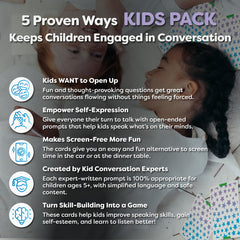 Talking Point Cards 200 questions deck spread to spark meals conversations.