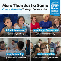 Talking Point Cards organized into four categories for varied topics