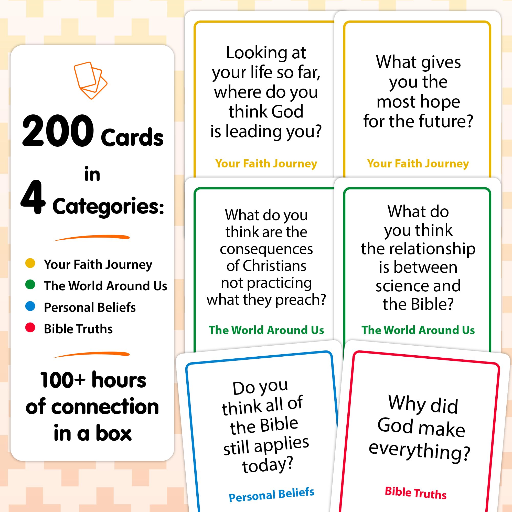 Talking Point Cards Personal Beliefs card fosters respectful dialogue on values.