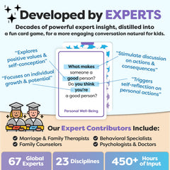 Talking Point Cards road-trip-compact set keeps kids engaged on drives.