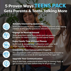 Talking Point Cards Teens relationships category sparks meaningful talks.