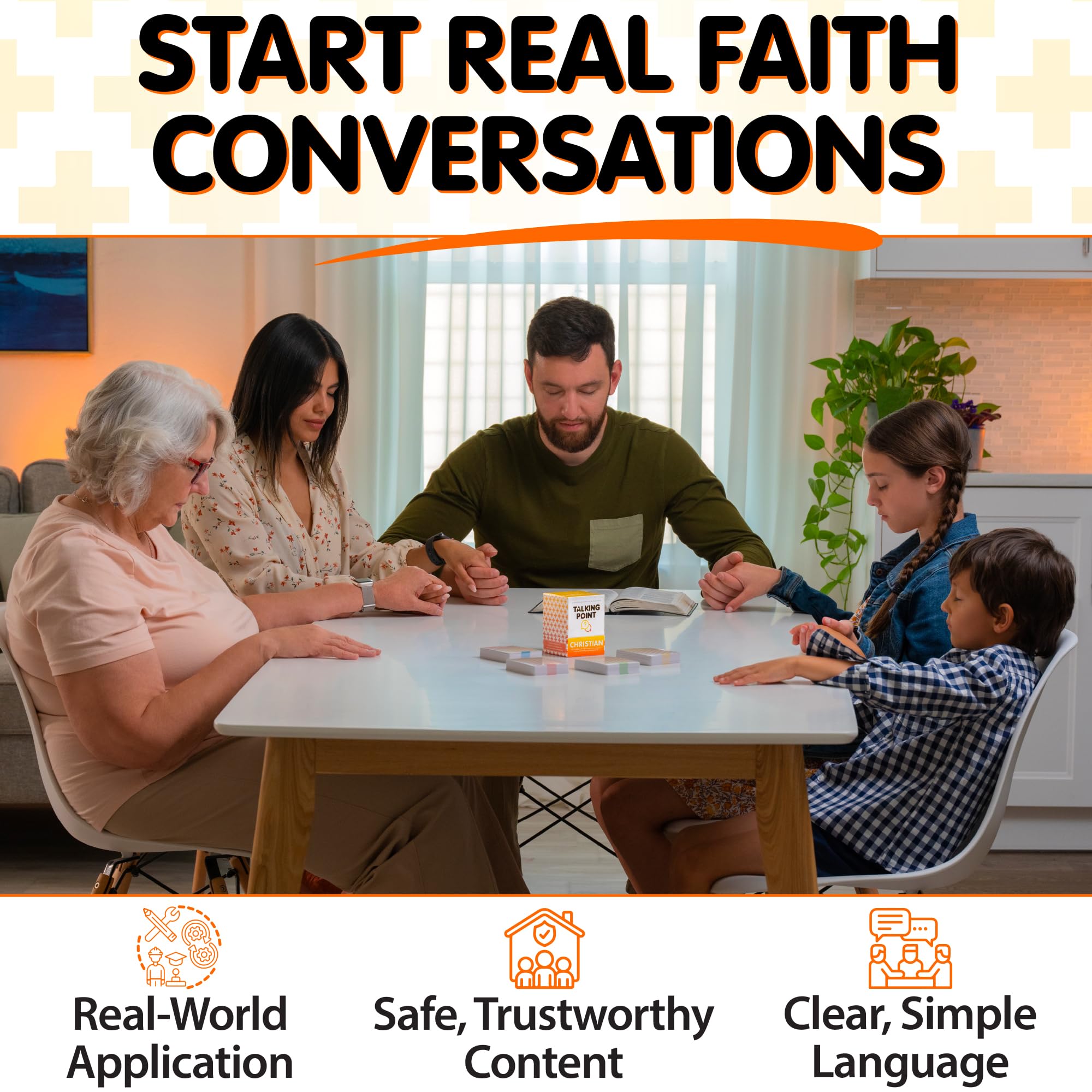 Talking Point Cards World Around Us card prompts thoughtful conversations about daily life.