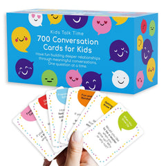 TalkWise 700 kids cards cover, portable and ready for family night use