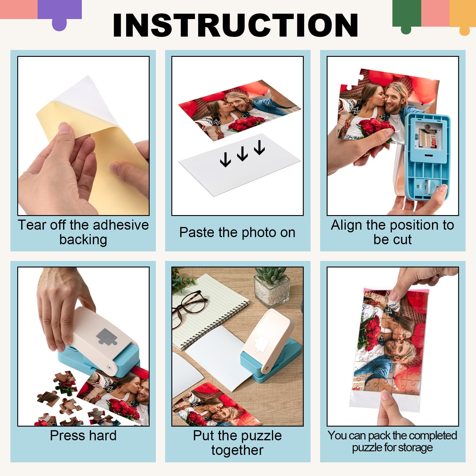 TallTalk portable puzzle machine in a compact design for on-the-go crafting.