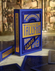 Tally-Ho MetalLuxe metallic foil detail elevates display and collection.