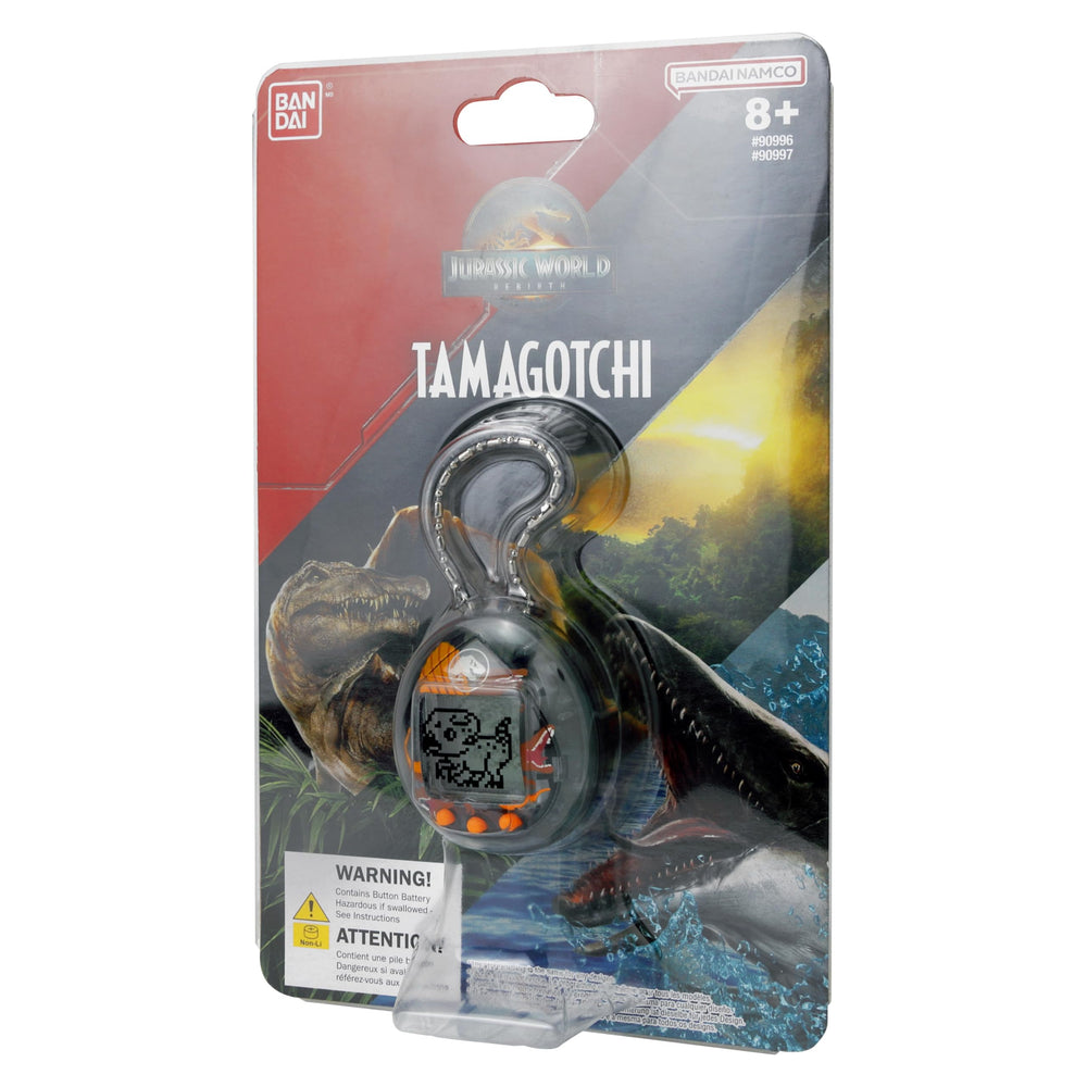Tamagotchi Nano in-game Jurassic World scenes pop during playtime