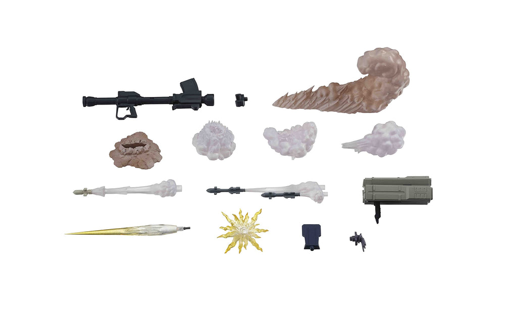 TAMASHII NATIONS 08th MS Team option parts set assembly enables versatile posing on RX-97(C) ver display.