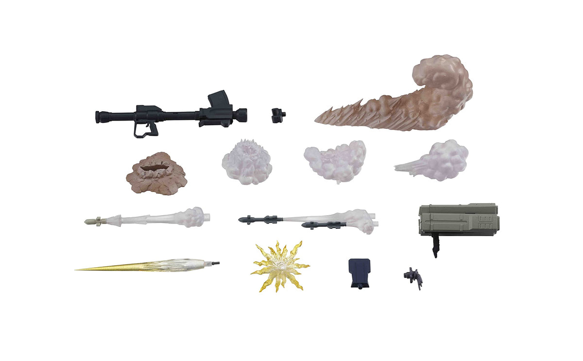 TAMASHII NATIONS 08th MS Team option parts set assembly enables versatile posing on RX-97(C) ver display.