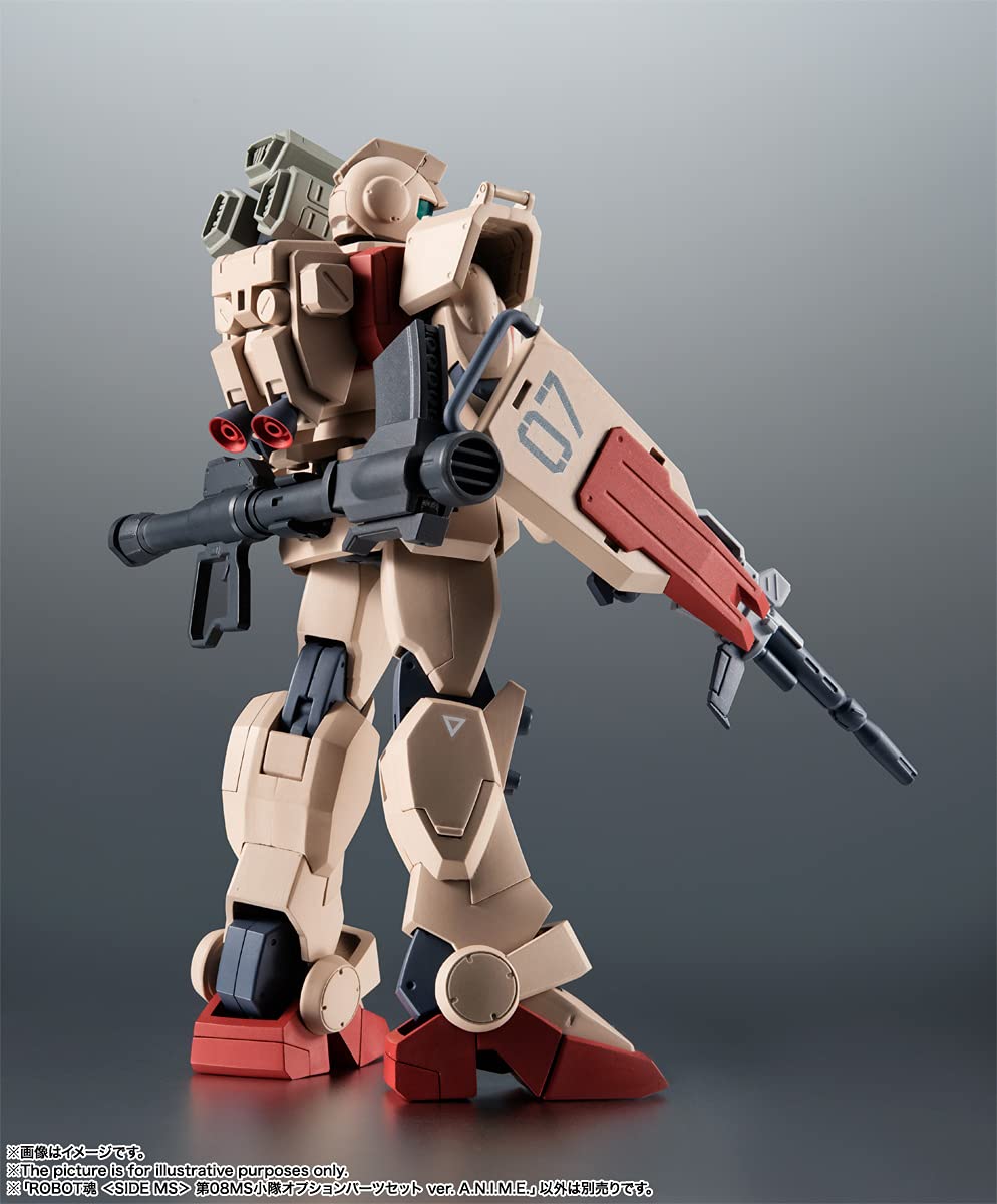 TAMASHII NATIONS 08th MS Team RX-97-C ver compatibility ensures easy integration with the display.