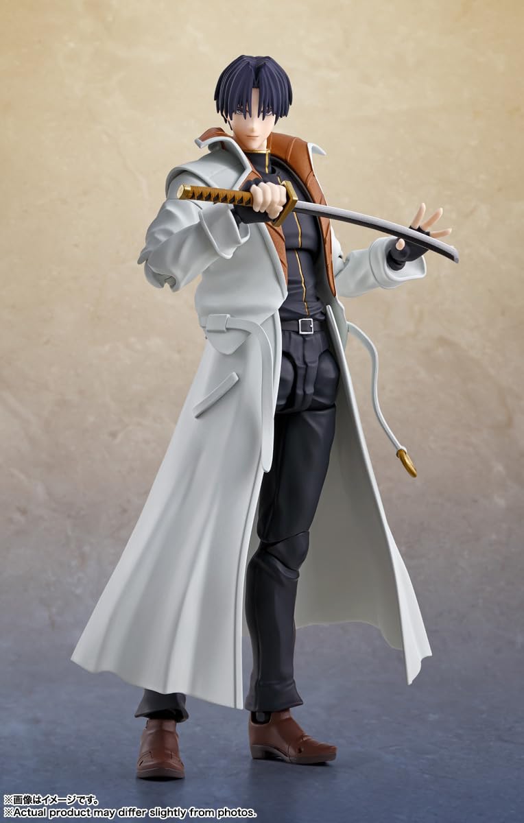 Aoshi Shinomori interchangeable faces for expressive poses and scenes