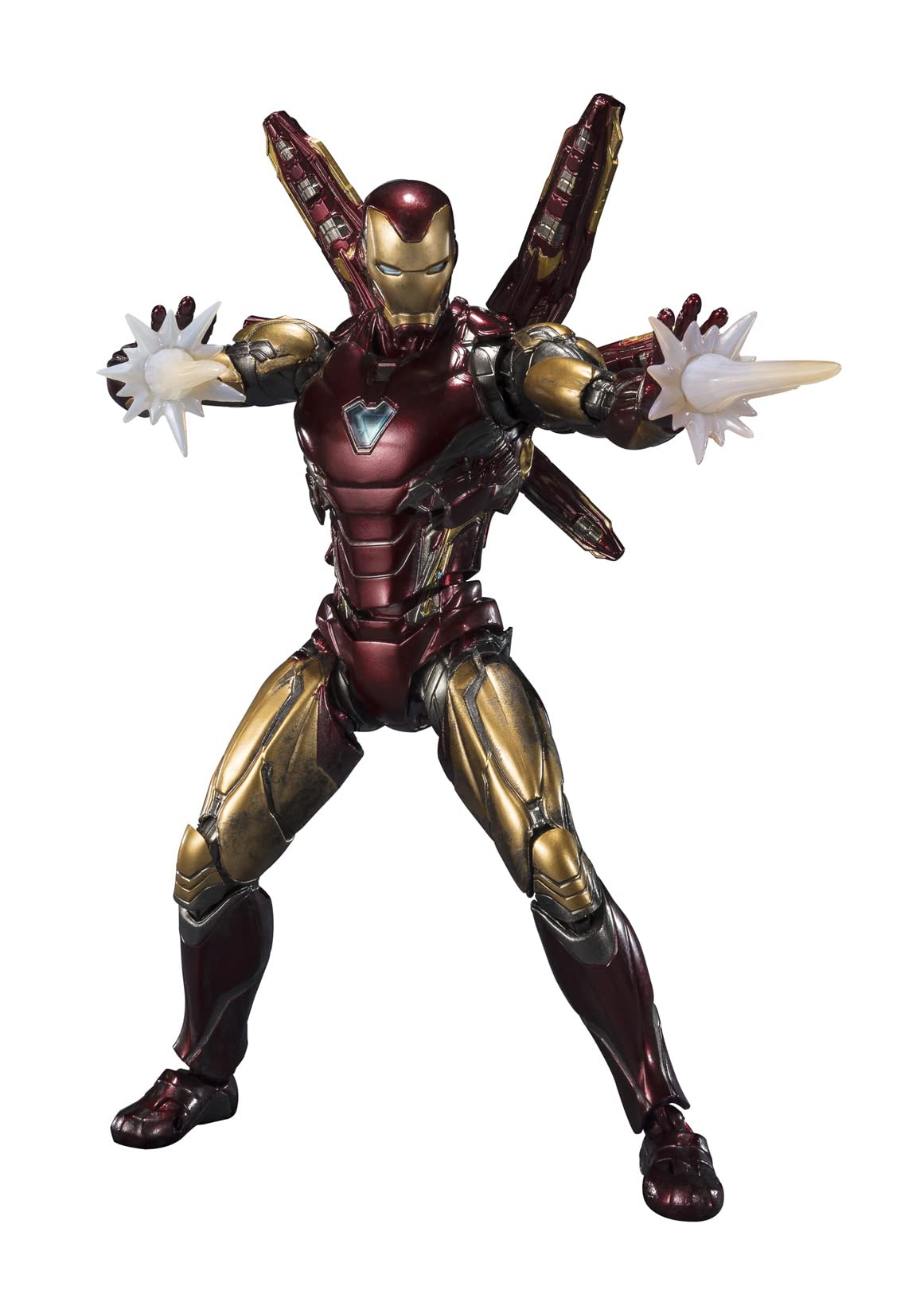 TAMASHII NATIONS Iron Man Mark 85 main body for dynamic display and accurate scale.