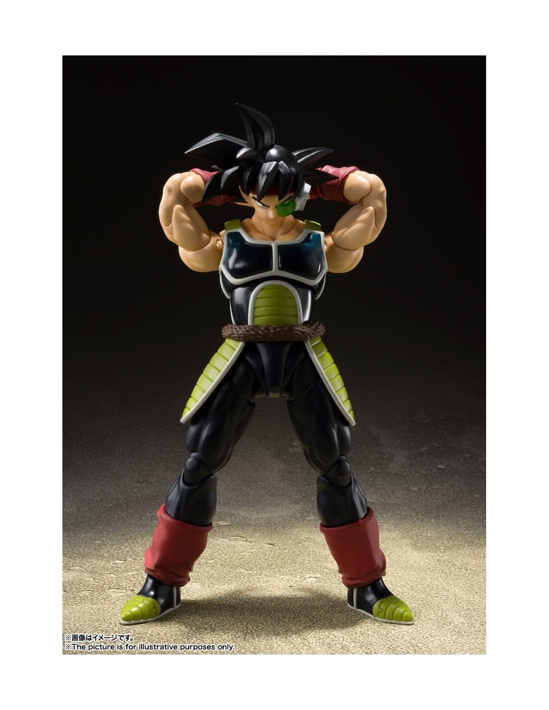 TAMASHII NATIONS Bardock expression part two for intense battle moments.