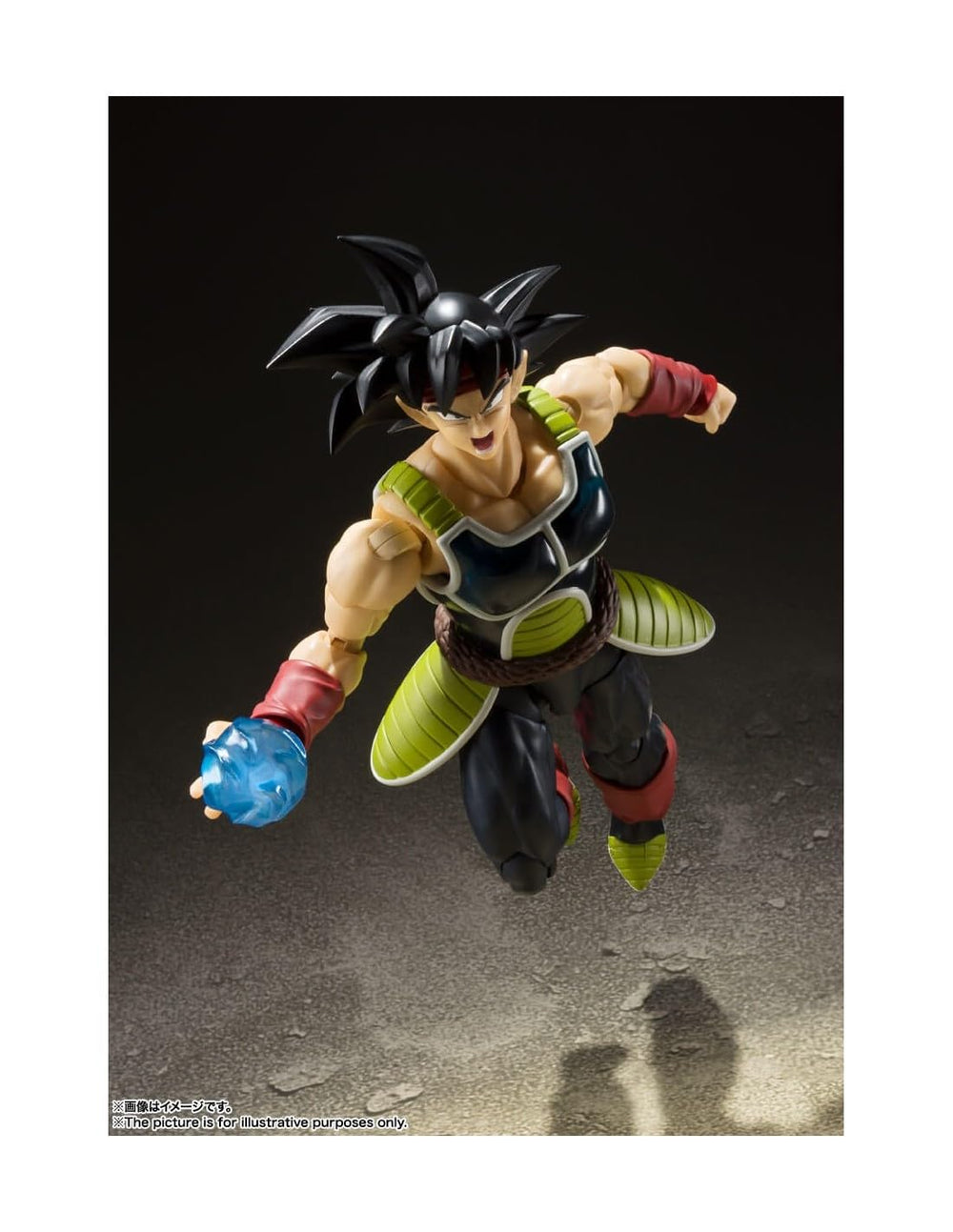 TAMASHII NATIONS Bardock right-hand options for combat poses.