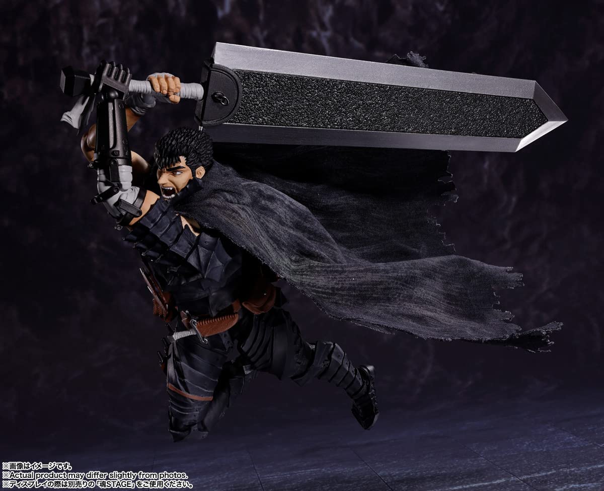 Tamashii Nations Guts Beherit accessory for scene authenticity.