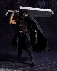 Tamashii Nations Guts with Dragonslayer sword for dramatic action poses.