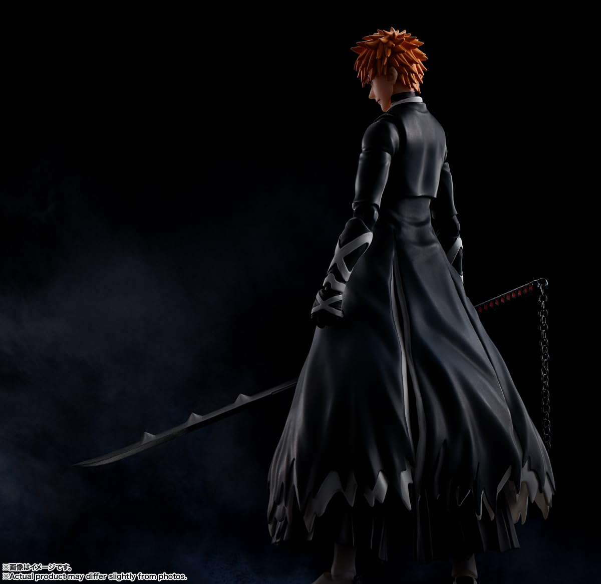Tamashii Nations display-ready scale fits standard shelves.