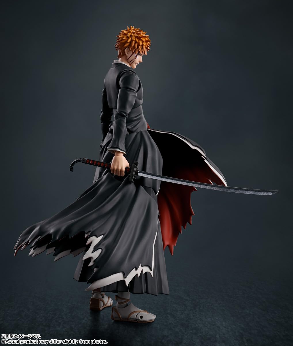 Tamashii Nations Getsuga Tensho energy parts provide dramatic energy.