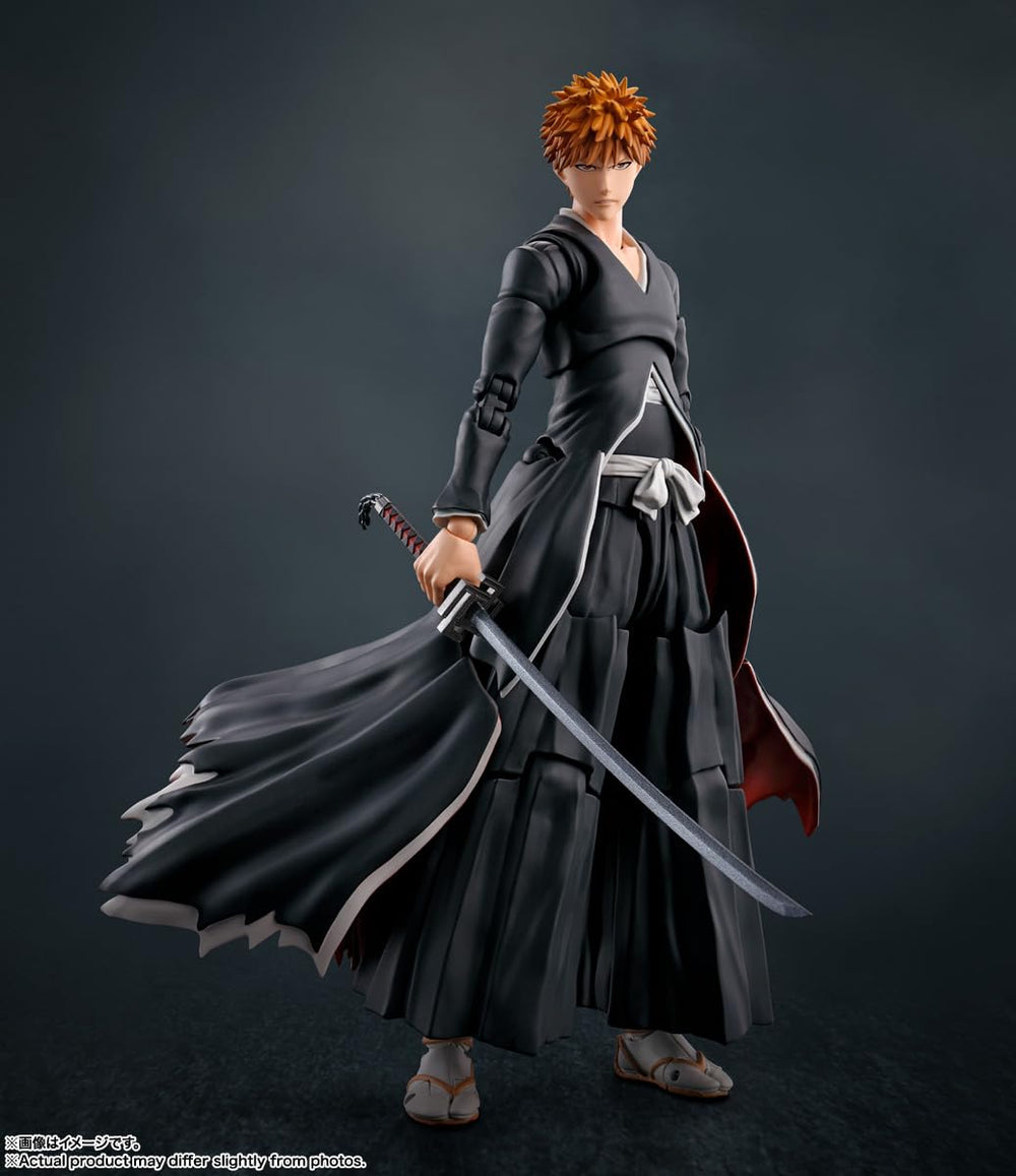 Tamashii Nations Ichigo hollow mask parts for varied expressions.