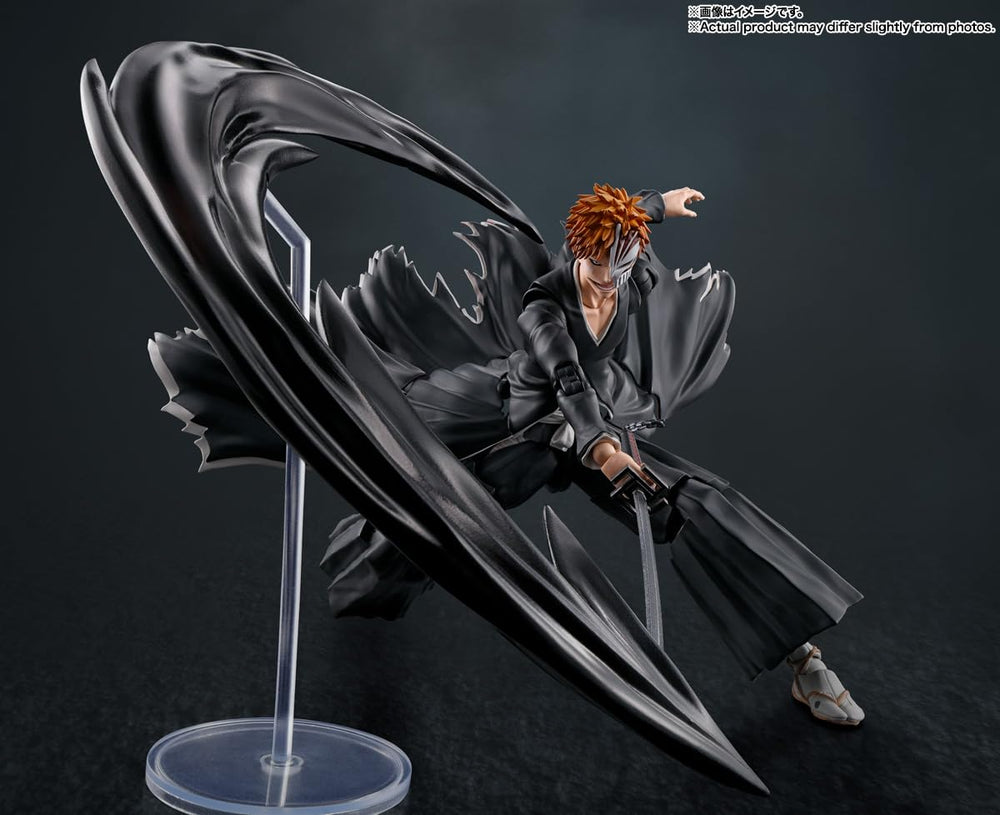 Tamashii Nations Tenchain Zangetsu sword included for display.