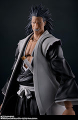 Tamashii Nations Bleach Kenpachi Zaraki packaging with Bandai Namco license label