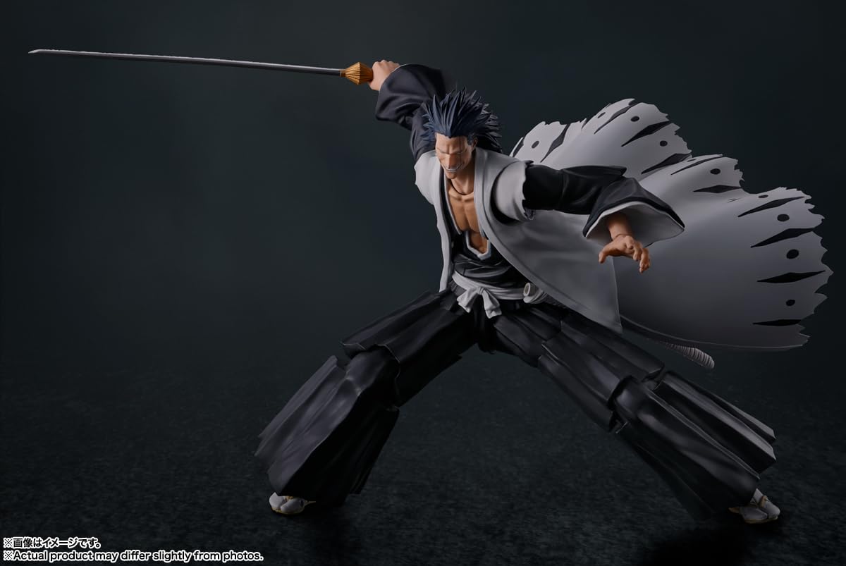 Tamashii Nations Bleach Kenpachi Zaraki Zanpakuto sword with faithful detail