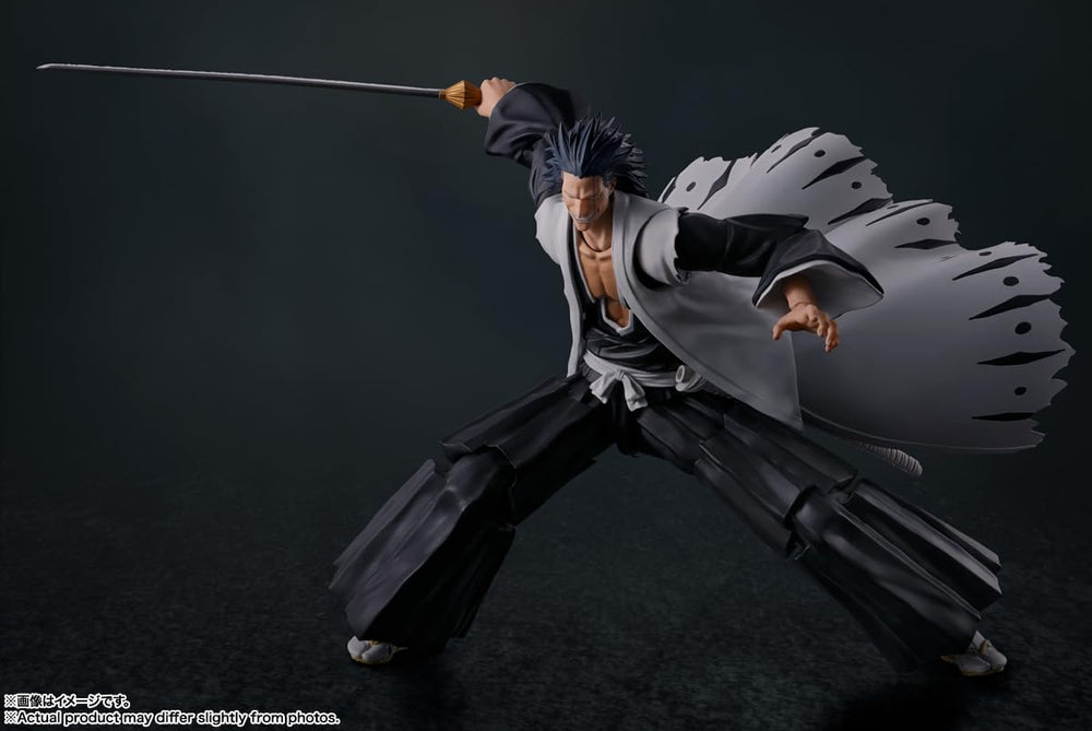Tamashii Nations Bleach Kenpachi Zaraki Zanpakuto sword with faithful detail