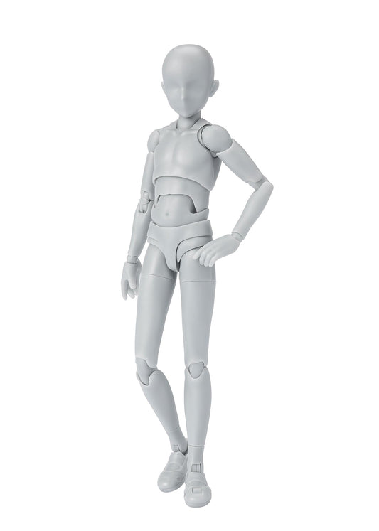 Tamashii Nations Body-Kun School Life Edition DX Gray front view for drawing reference