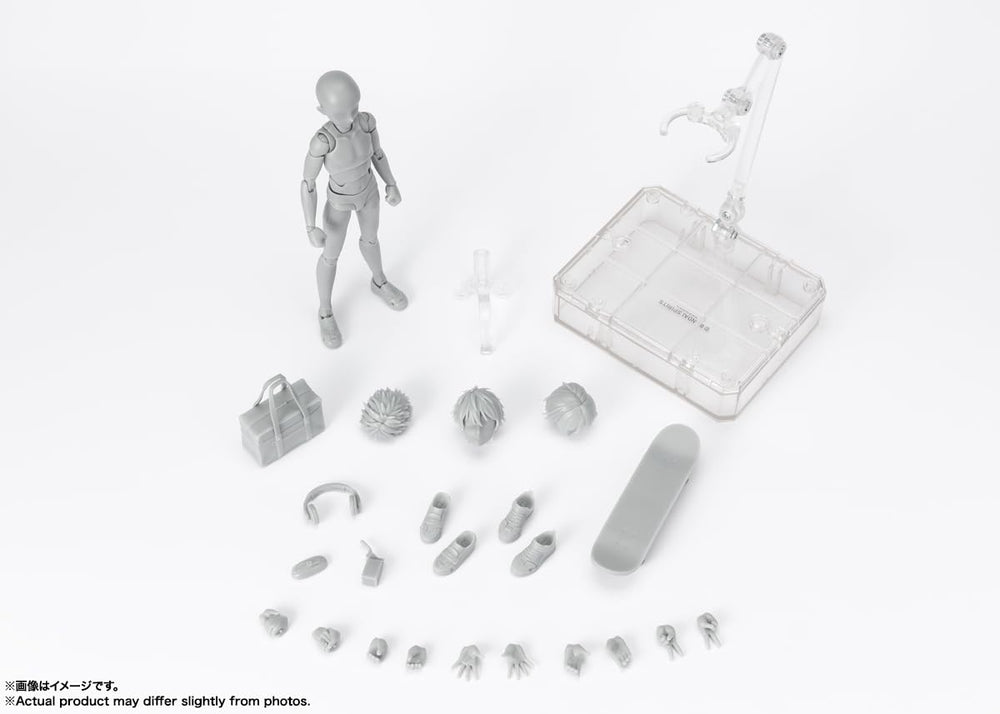 Tamashii Nations Body-Kun Gray head design emphasizes youthful proportions for study