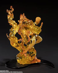Tamashii Nations Boruto Uzumaki FiguartsZERO stand supports secure display.