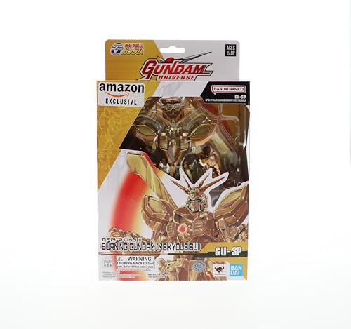 Back-mounted generators on Burning Gundam swivel for dynamic poses