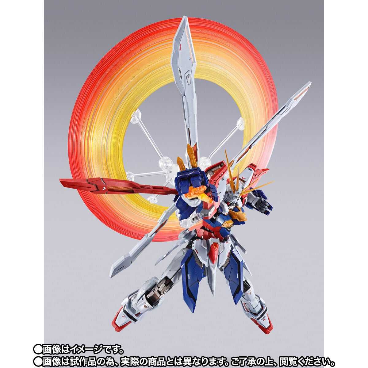 Tamashii Nations Burning Gundam Second wing set adds dramatic transformation