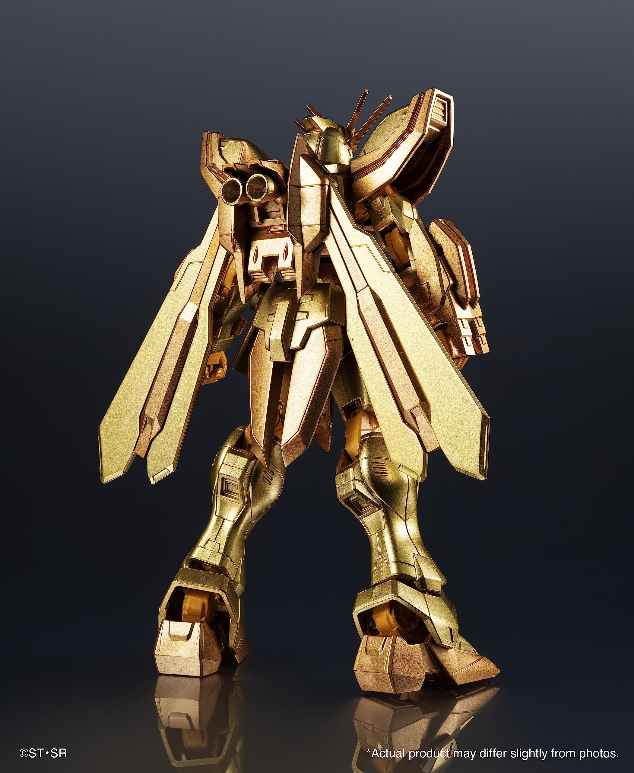 Main set contents: Burning Gundam figure, God Finger, Hyper Mode chest piece, STAGE joint
