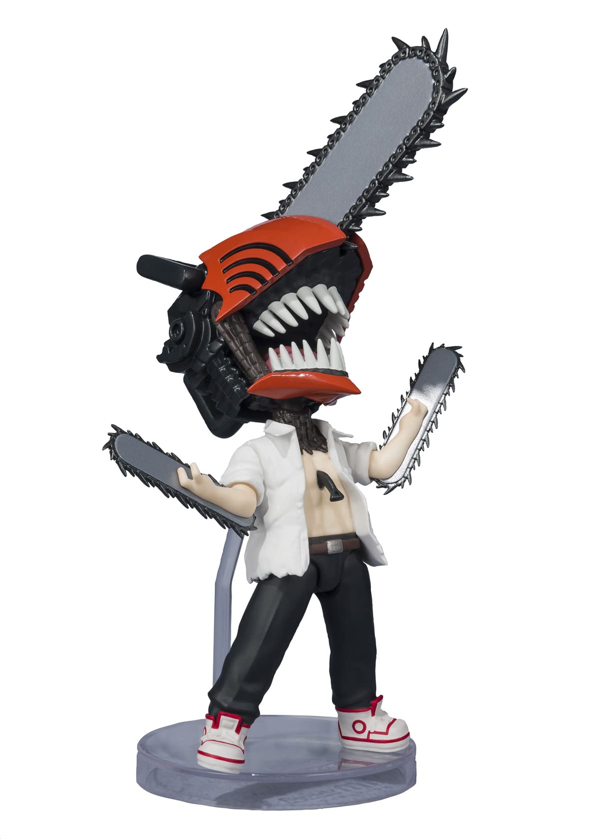 TAMASHII NATIONS Chainsaw Man Figuarts Mini main body for display-ready palm-size charm.