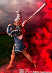 Tamashii Nations DanDaDan Seiko packaging includes main figure and parts.