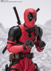 TAMASHII NATIONS Deadpool sheath parts support dramatic weapon setups.