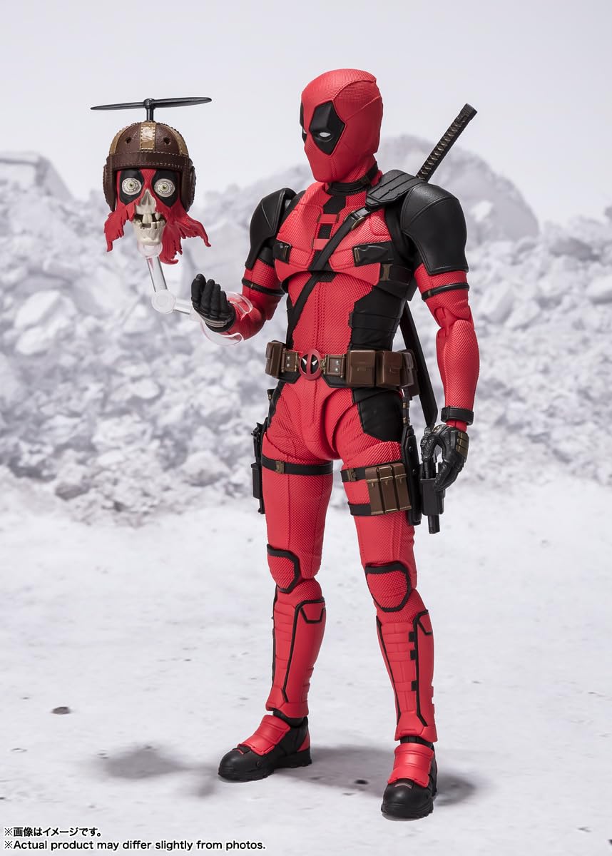 TAMASHII NATIONS Deadpool sword pair for action scenes and dioramas.