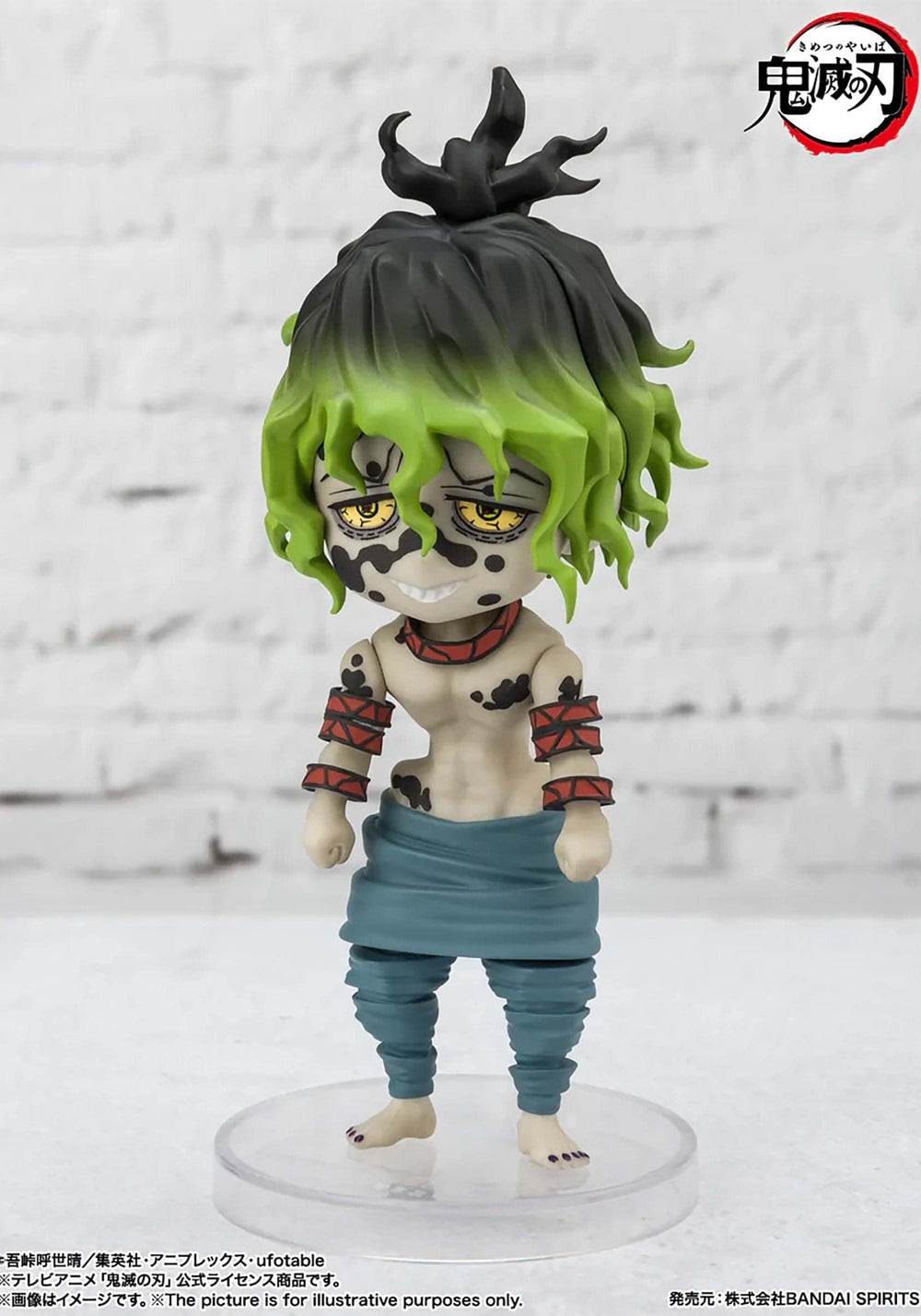 3.5-inch palm-sized Demon Slayer figures on a desk display