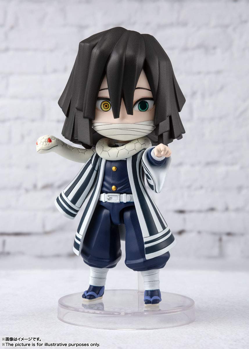 Tamashii Nations Iguro Obanai box label confirms authentic Bandai distribution.