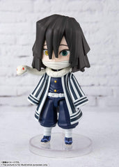 Tamashii Nations Iguro Obanai proportions capture cute palm-size charm.