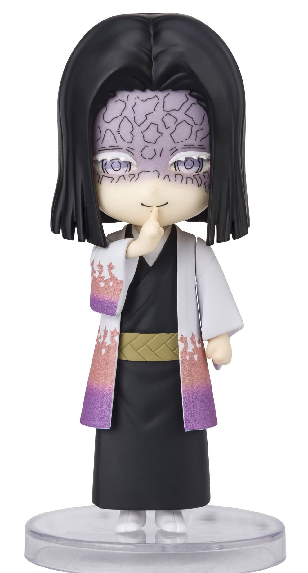Tamashii Nations Kagaya Ubuyashiki Figuarts mini front view features lifelike eyes for vibrant display