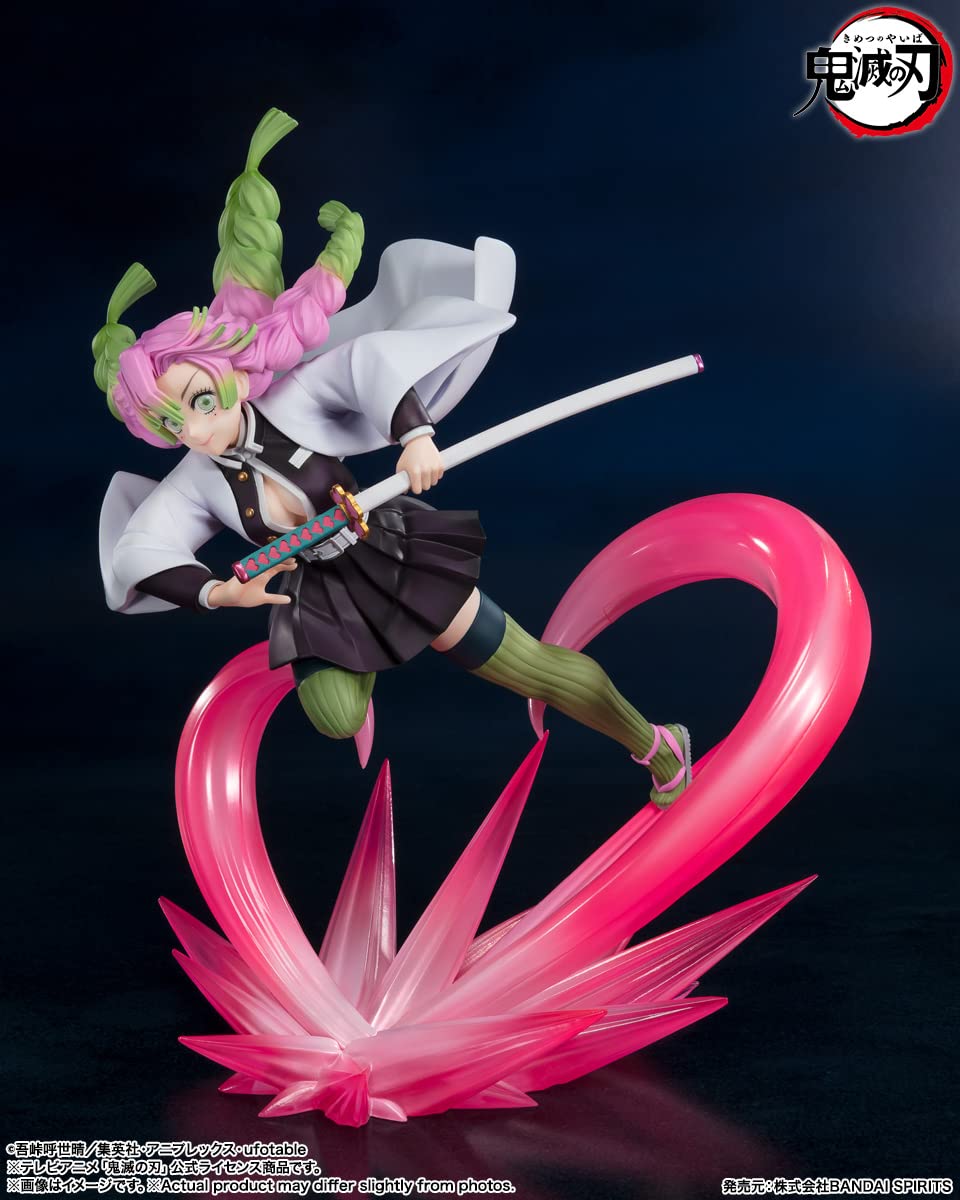 Tamashii Nations Mitsuri Kanroji FiguartsZERO effects pose showcases dynamic display