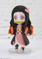 Display-ready Nezuko Figuarts Mini with custom stand